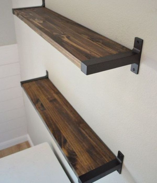 Best ideas about DIY Floating Shelf Brackets
. Save or Pin 44 Impressive DIY Shelves For Storage & Style Thrillbites Now.