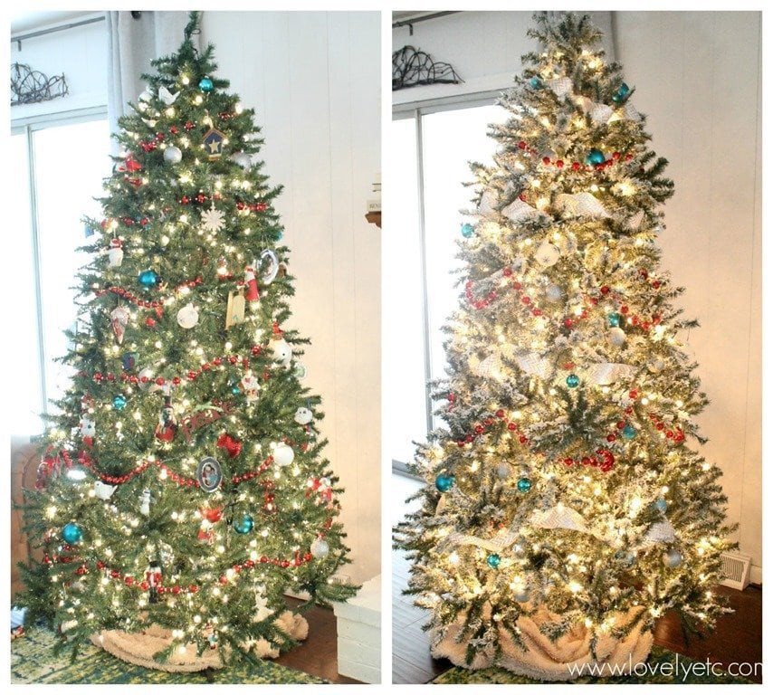 Best ideas about DIY Flocked Christmas Tree
. Save or Pin DIY Flocked Christmas Tree Lovely Etc Now.