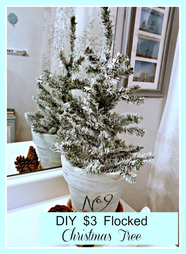 Best ideas about DIY Flocked Christmas Tree
. Save or Pin Under $3 DIY Flocked Christmas Tree Now.