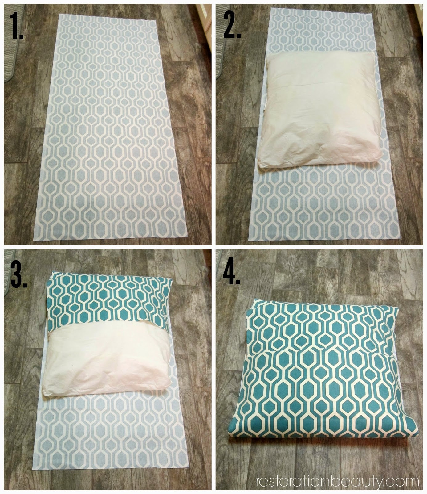 Best ideas about DIY Floor Cushions
. Save or Pin Restoration Beauty Easier Than Ever No Sew Floor Pillows Now.