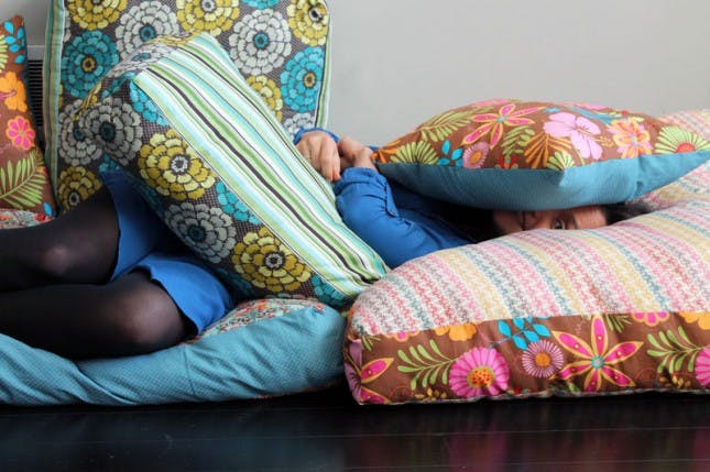 Best ideas about DIY Floor Pillow
. Save or Pin How to Create Your Own Colorful Jumbo Floor Pillows Now.
