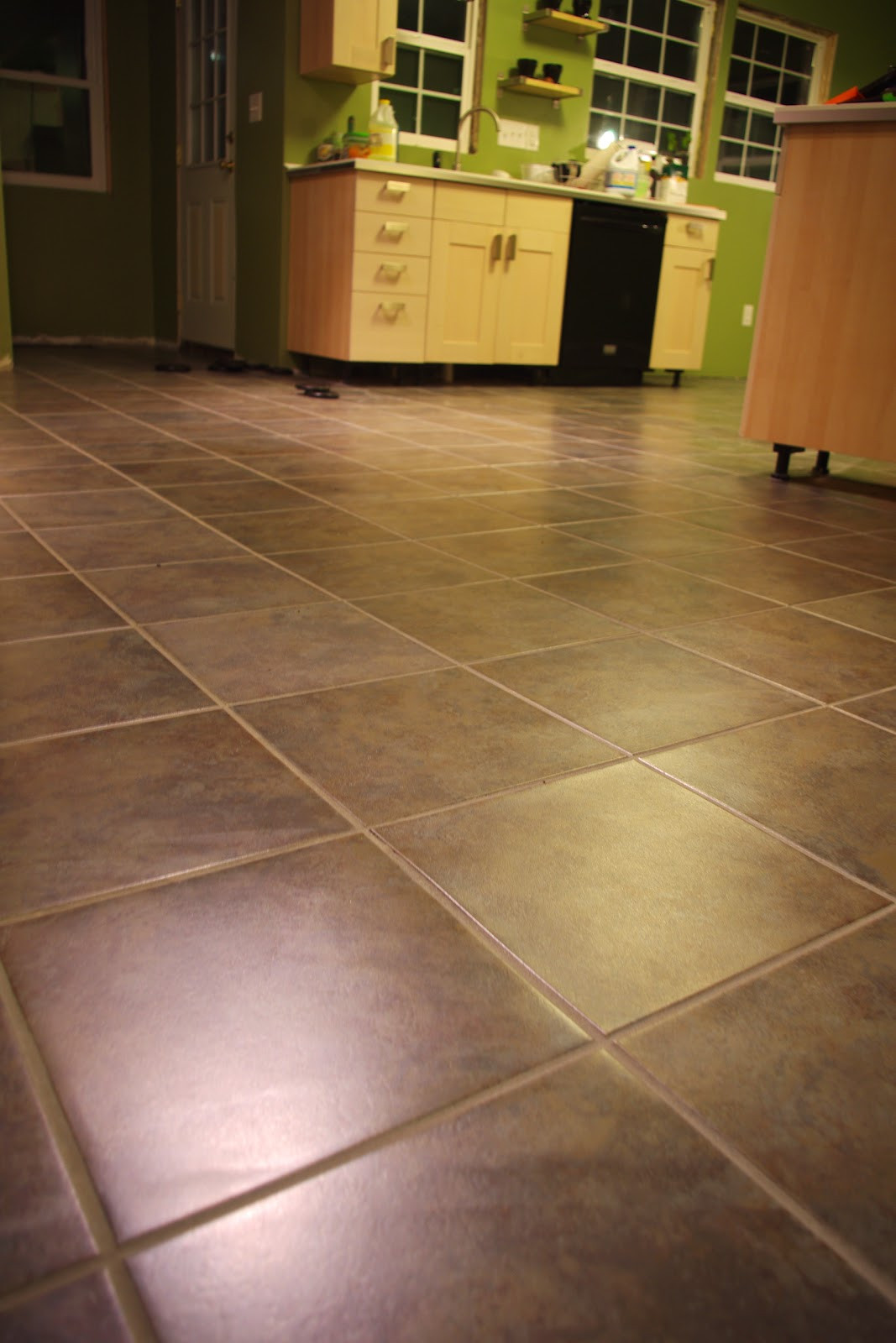 Best ideas about DIY Floor Tiling
. Save or Pin Dan & Jess DIY "luxury" vinyl tile Now.