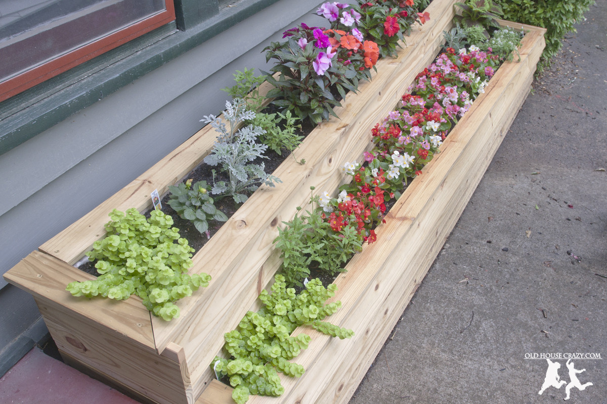 Best ideas about DIY Flower Boxes
. Save or Pin Build a Custom Two Tiered Flower Planter – DIY – Add Curb Now.