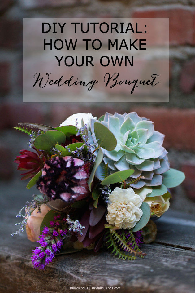Best ideas about DIY Flowers Wedding
. Save or Pin DIY Tutorial How To Make Your Own Bohemian Wedding Bouquet Now.