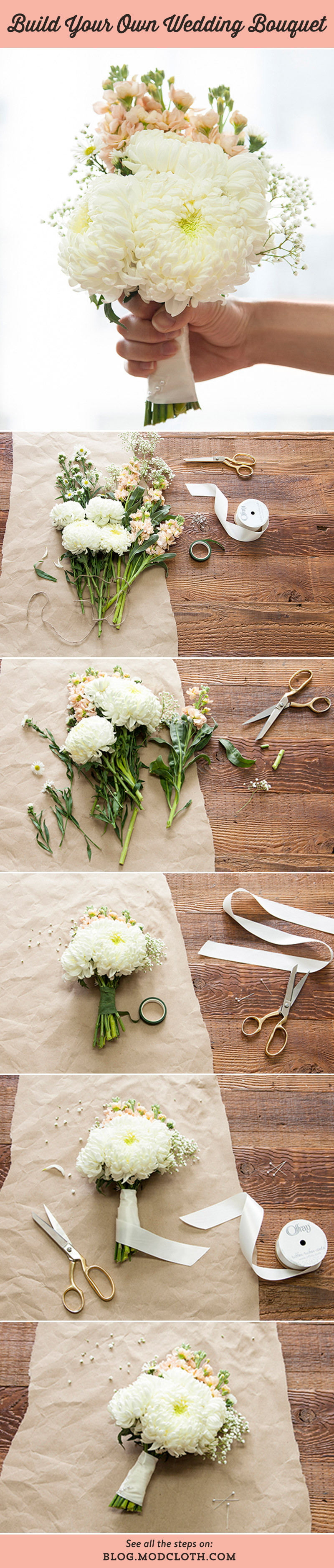 Best ideas about DIY Flowers Wedding
. Save or Pin Build Your Own Wedding Bouquet With This Easy DIY Now.