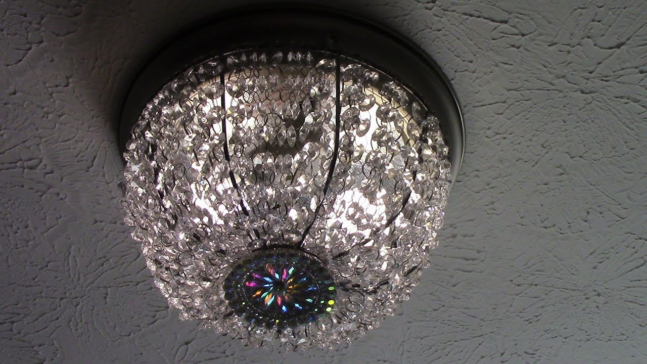 Best ideas about DIY Flush Mount Ceiling Light
. Save or Pin DIY Dollar Tree Crystal Basket Flush Mount Ceiling Light Now.