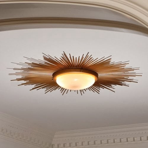 Best ideas about DIY Flush Mount Ceiling Light
. Save or Pin Simple Details diy gold sunburst flush mount light Now.