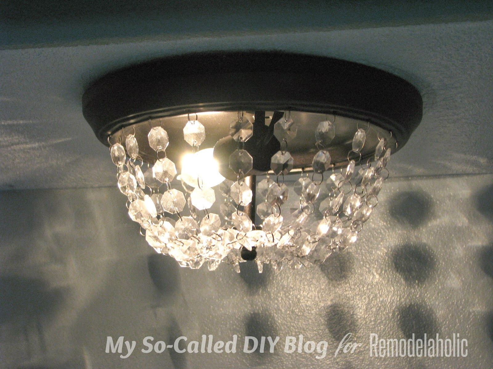 Best ideas about DIY Flush Mount Ceiling Light
. Save or Pin Remodelaholic Now.