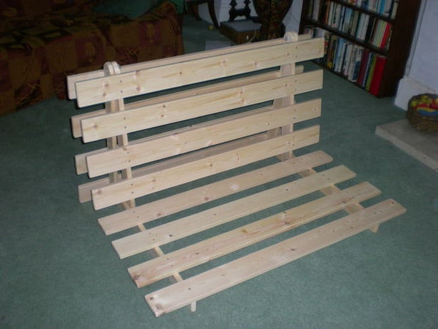 Best ideas about DIY Fold Up Bed
. Save or Pin How To Make A Fold out Sofa Futon Bed Frame Now.