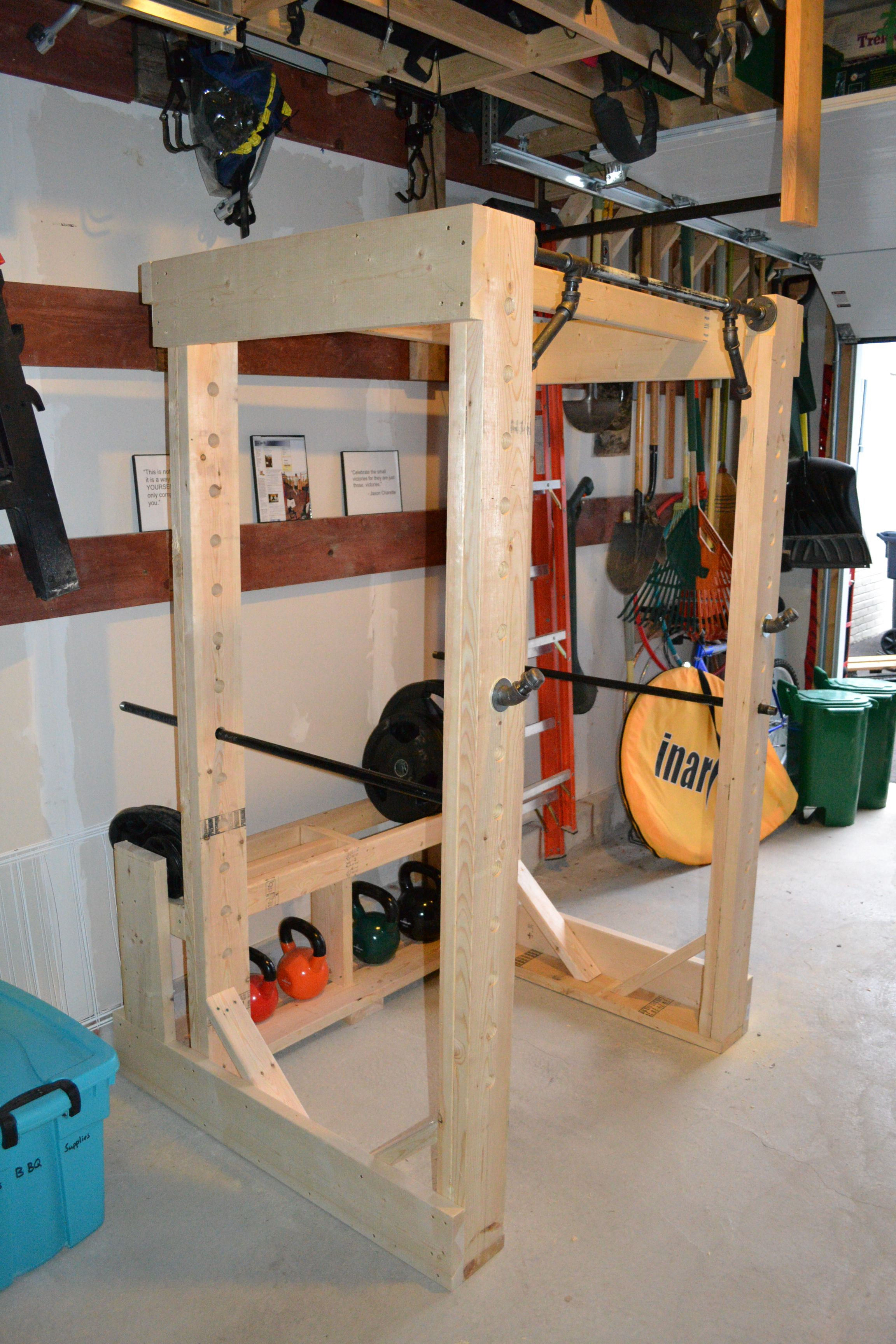 Best ideas about DIY Folding Squat Rack
. Save or Pin diy wood squat rack plans Now.