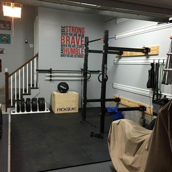 Best ideas about DIY Folding Squat Rack
. Save or Pin Inspirational Garage Gyms & Ideas Gallery Pg 10 Now.