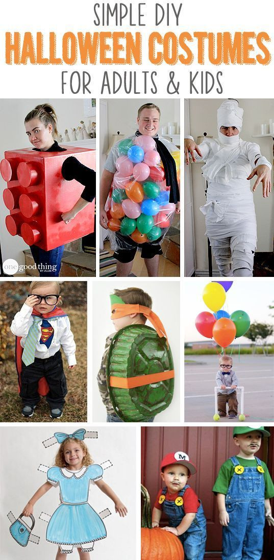 Best ideas about DIY For Adults
. Save or Pin Simple DIY Halloween Costumes For Adults & Kids Now.