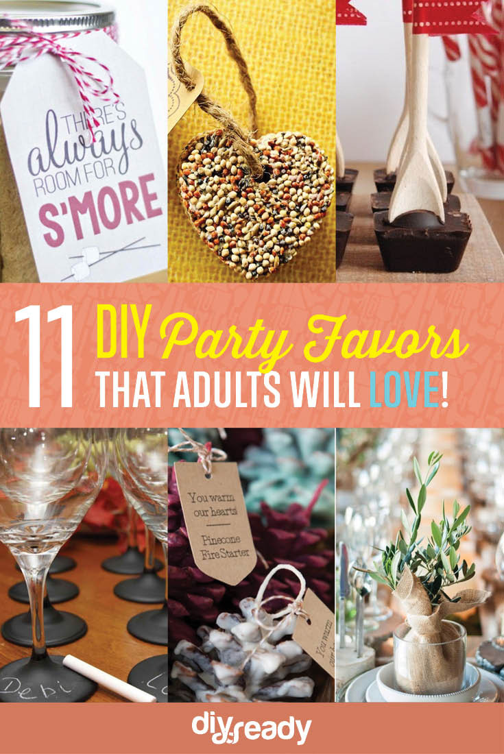 Best ideas about DIY For Adults
. Save or Pin 11 DIY Party Favor Ideas Now.