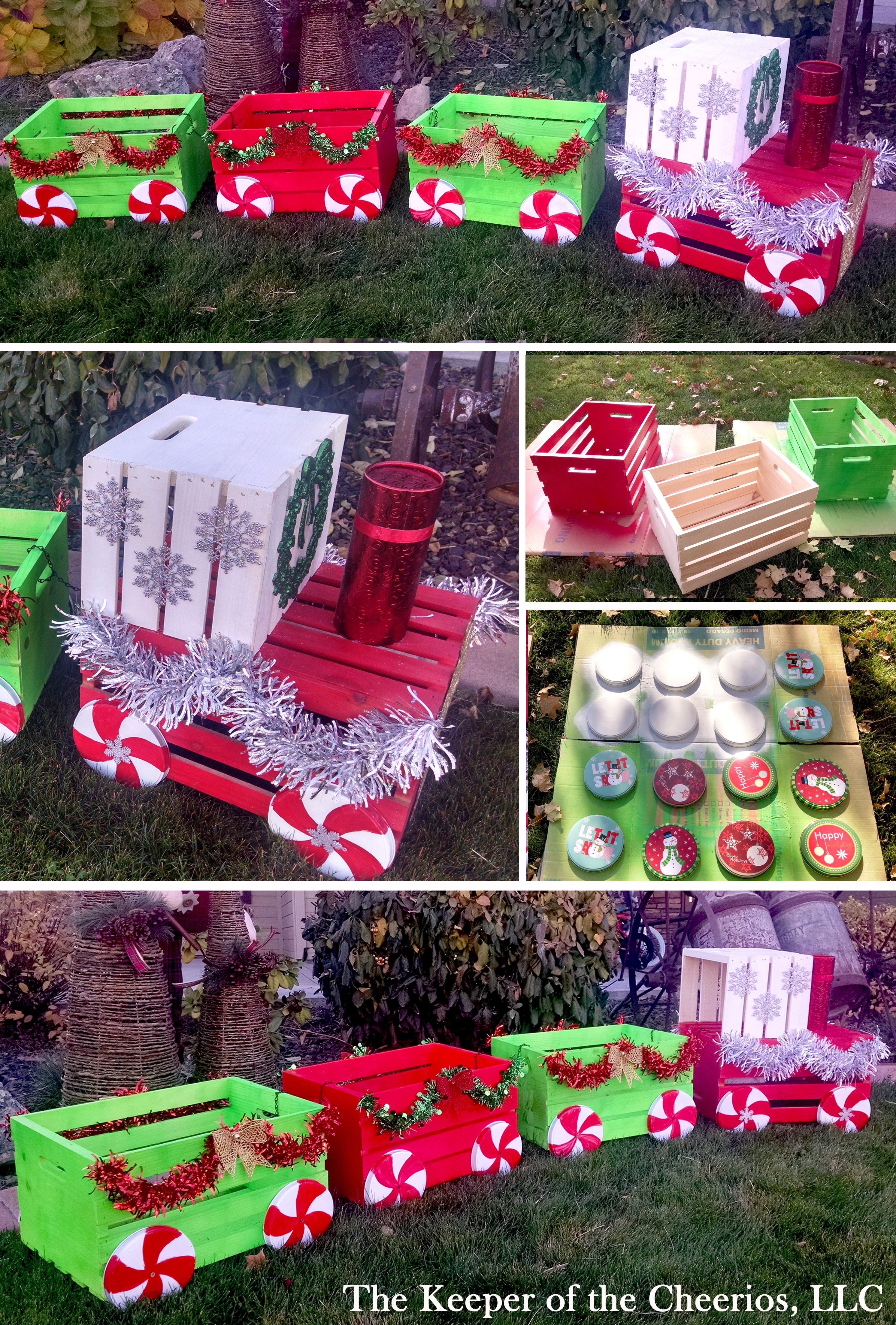 Best ideas about DIY For Christmas
. Save or Pin DIY Christmas crate train craft for outside Now.