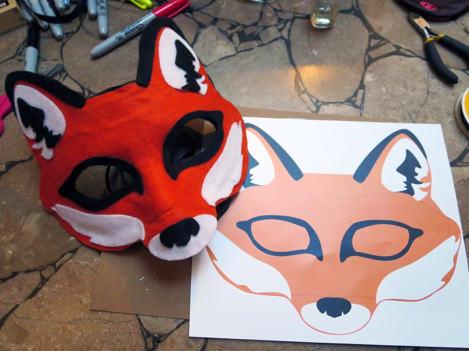 Best ideas about DIY Fox Mask
. Save or Pin Happenstance Wedding Felt Animal Masks Now.