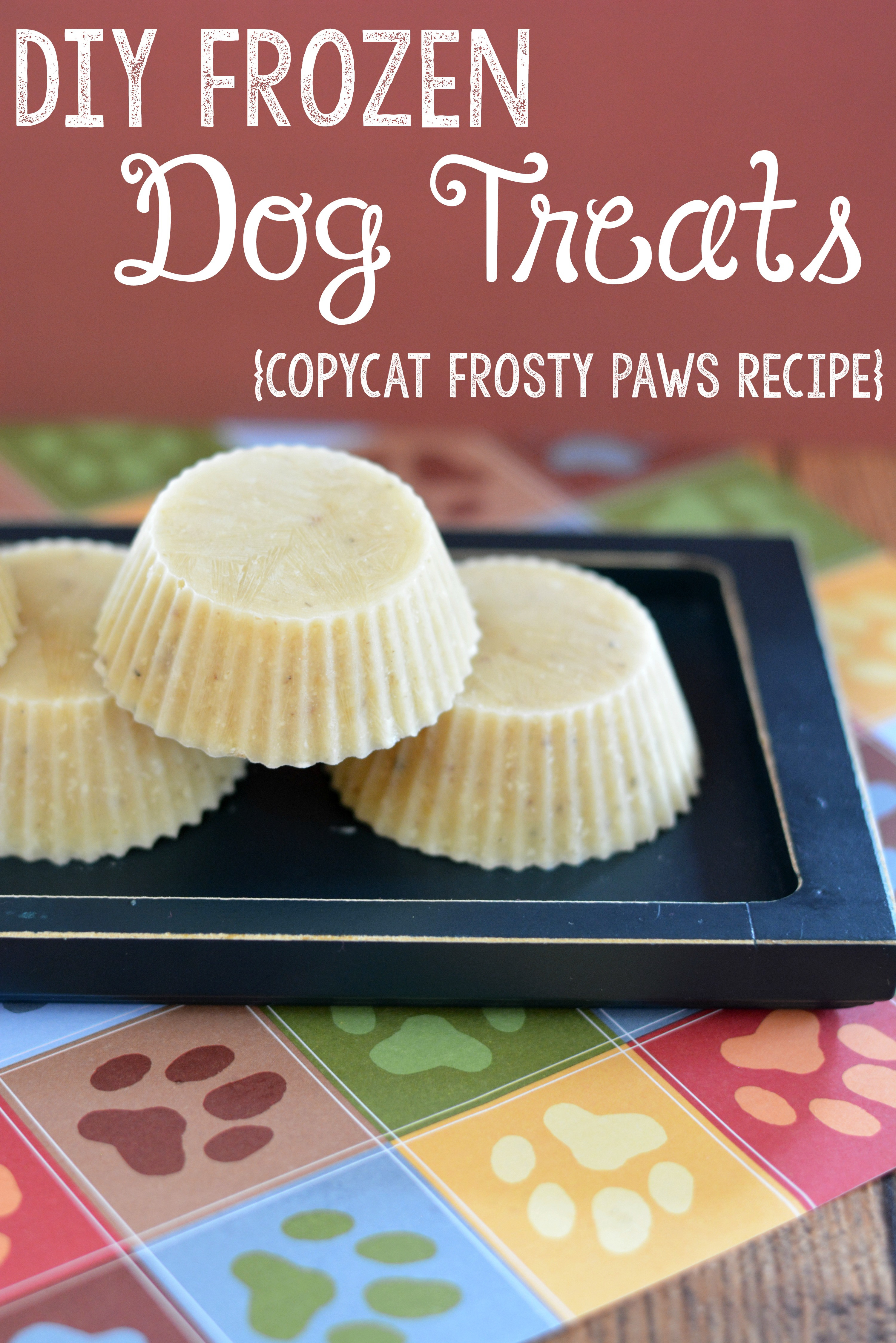 Best ideas about DIY Frozen Dog Treats
. Save or Pin DIY Frosted Dog Treats Recipe Copycat Frosty Paws Recipe Now.