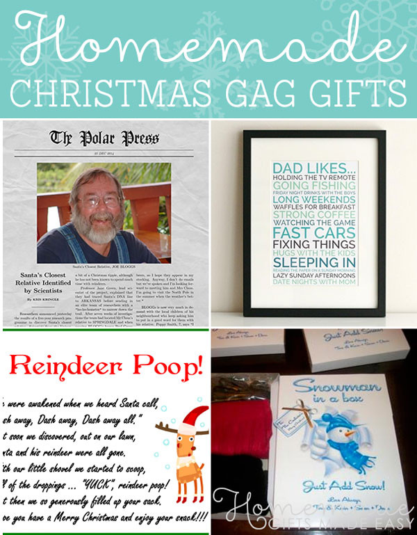 Best ideas about DIY Gag Gifts
. Save or Pin Funniest Homemade Christmas Gag Gifts and Ideas Now.