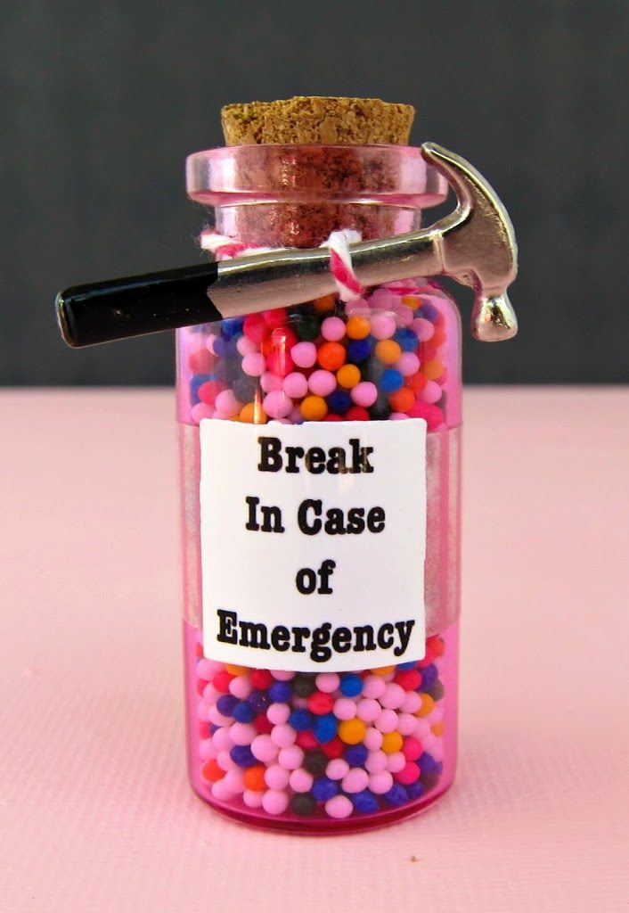 Best ideas about DIY Gag Gifts
. Save or Pin Hilarious Emergency Candy Jar Gift DIY Morena s Corner Now.