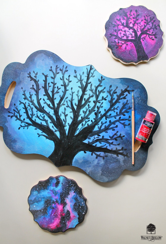Best ideas about DIY Galaxy Painting
. Save or Pin How to Paint an Acrylic Galaxy on Wood Now.