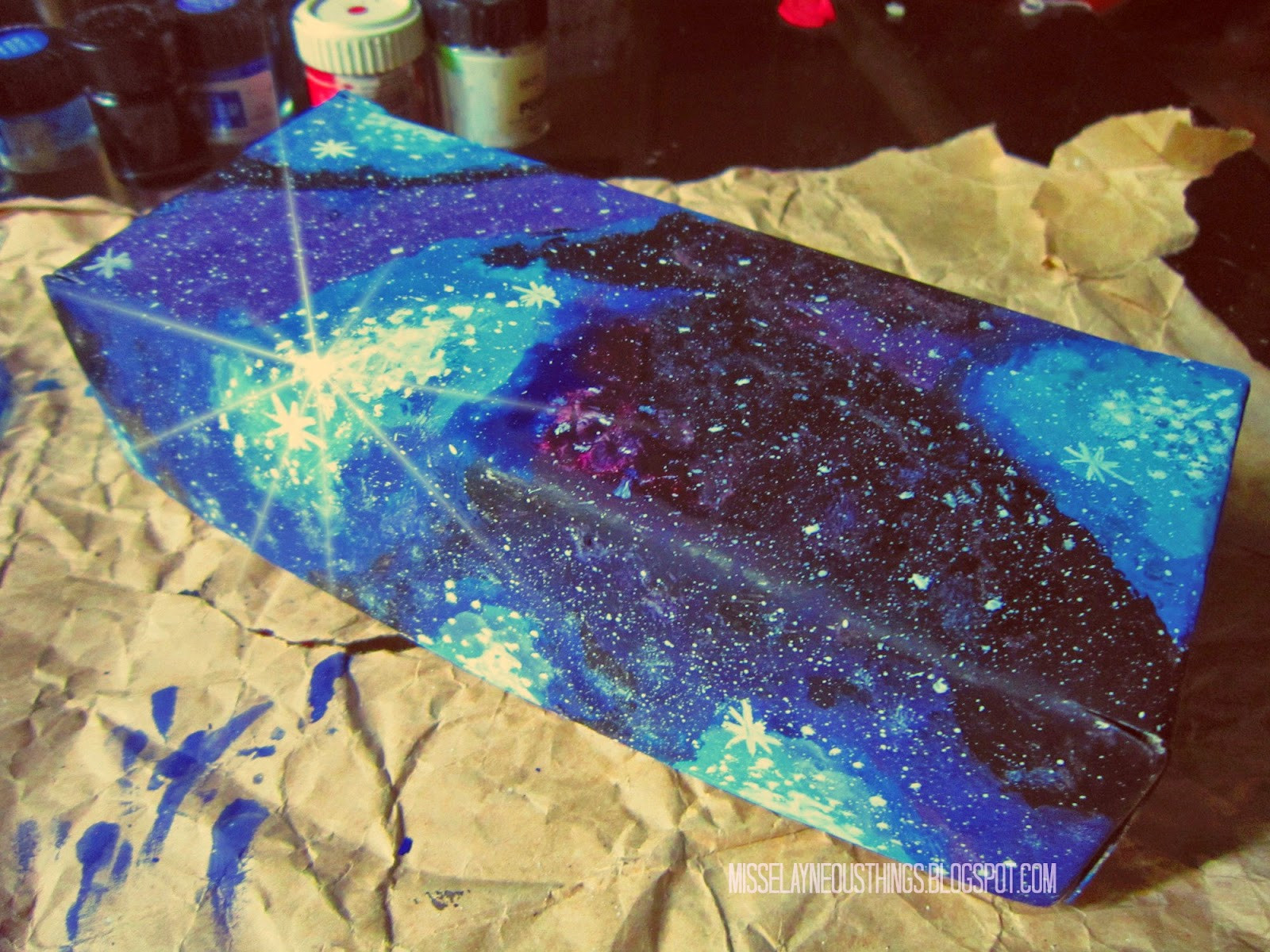 Best ideas about DIY Galaxy Painting
. Save or Pin A Blog about Misselayneous Things DIY Galaxy Art Now.