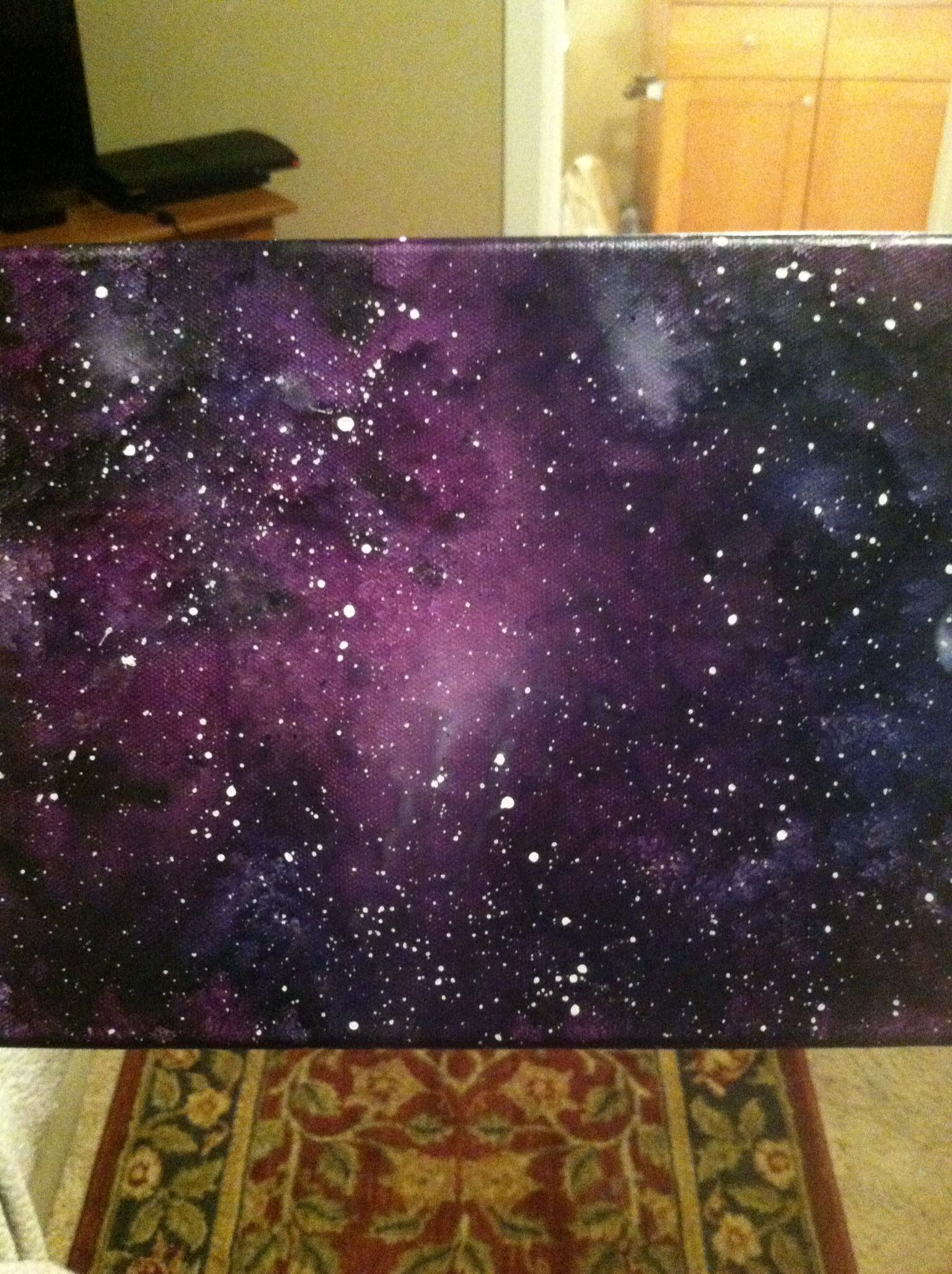 Best ideas about DIY Galaxy Painting
. Save or Pin Melted crayon art on canvas by Lauren Elizabeth Galaxy Now.