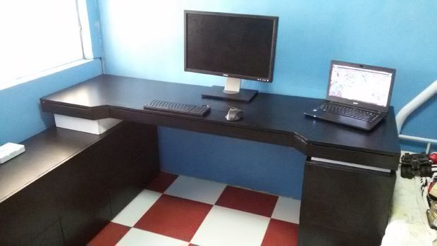 Best ideas about DIY Gaming Desk
. Save or Pin 132 [DIY] Desk Plans You’ll Love MyMyDIY Now.