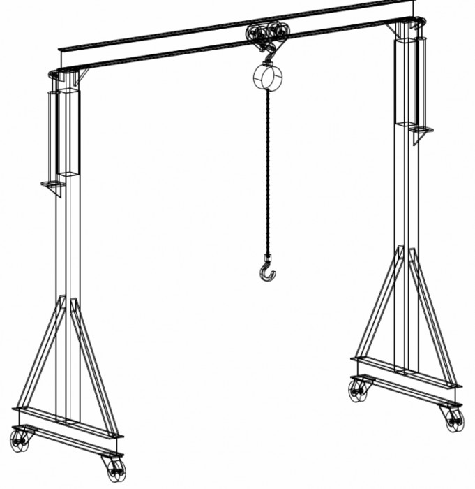 Best ideas about DIY Gantry Crane Plans
. Save or Pin 2 Ton Gantry Crane Welding Plans — DIY Welding Plans Now.
