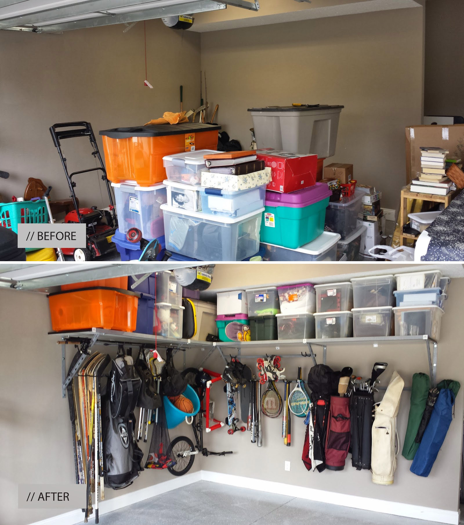 Best ideas about DIY Garage Organization
. Save or Pin 12 tips for DIY garage organization Now.