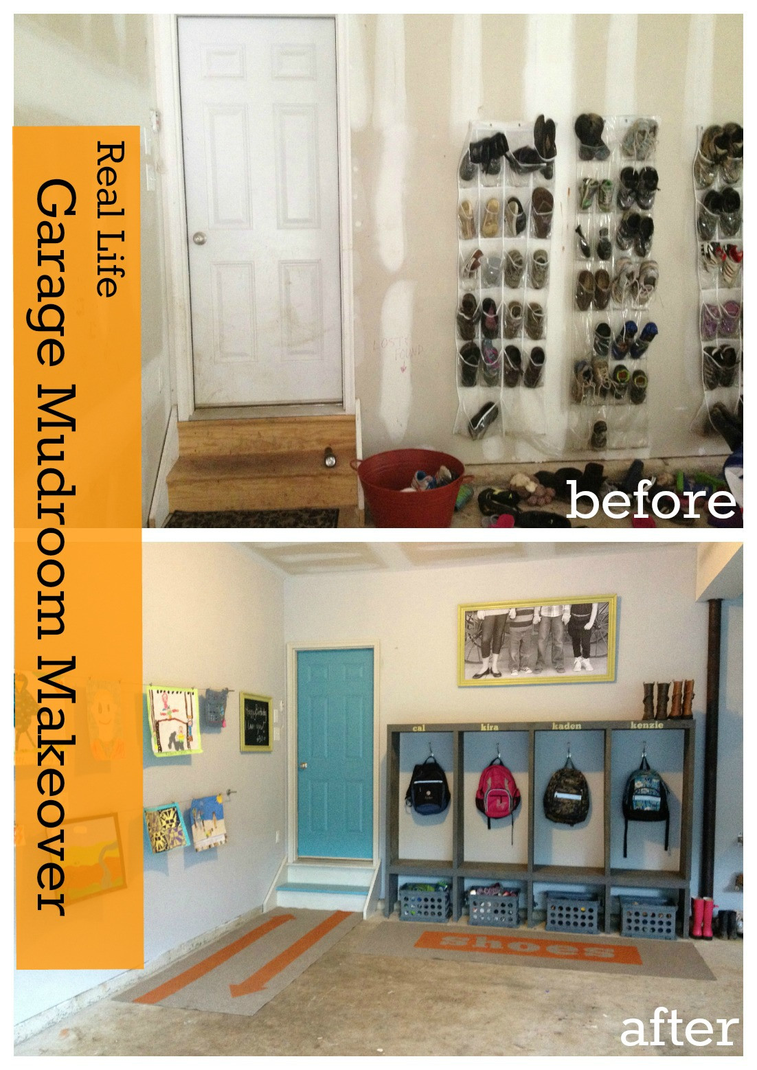 Best ideas about DIY Garage Organization Ideas
. Save or Pin Garage Mudroom Makeover For the REAL Family Now.