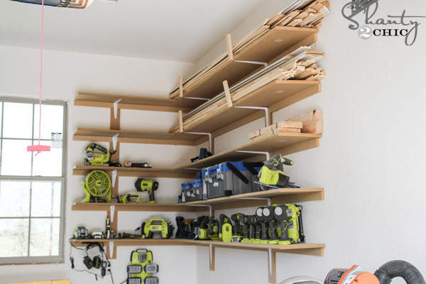 Best ideas about DIY Garage Organizers
. Save or Pin Super Easy DIY Garage Shelves Shanty 2 Chic Now.