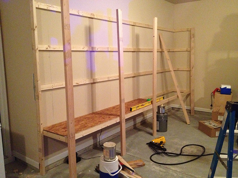 Best ideas about DIY Garage Shelf Plans
. Save or Pin How to Build Sturdy Garage Shelves Home Improvement Now.