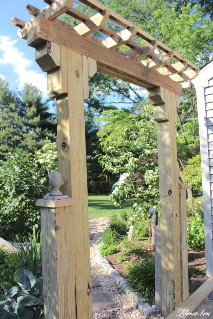 Best ideas about DIY Garden Arbors
. Save or Pin DIY Wooden Arbor Lehman Lane Now.