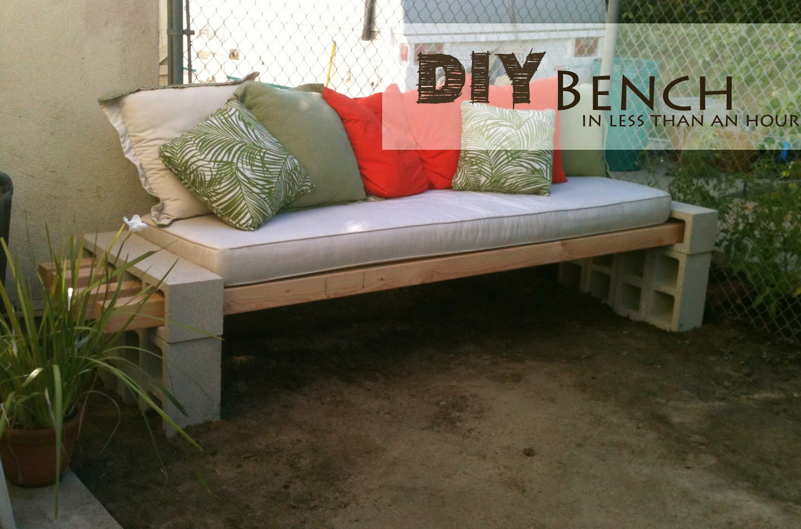 Best ideas about DIY Garden Bench
. Save or Pin DIY Outdoor Bench in less than an hour Now.