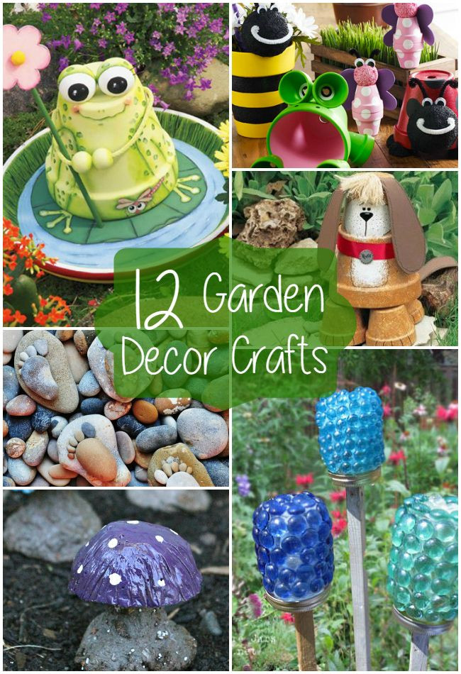 Best ideas about DIY Garden Decor . Save or Pin 12 Garden Decor Crafts Now.