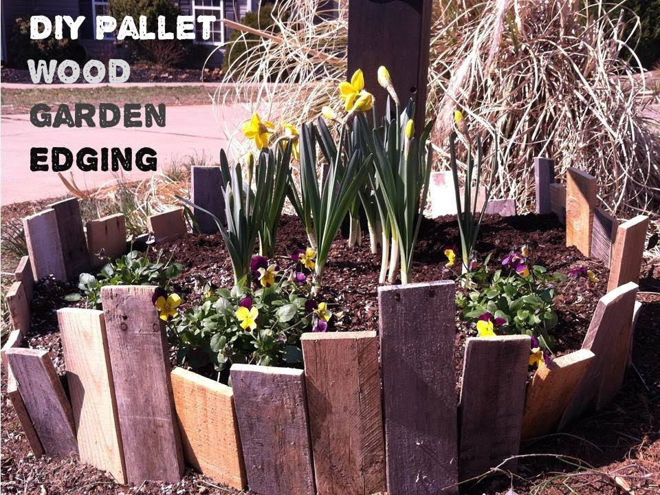 Best ideas about DIY Garden Edging
. Save or Pin How to Make a Pallet Wood Garden Fence Now.