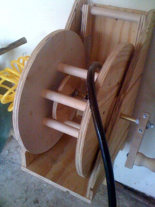 Best ideas about DIY Garden Hose Reel
. Save or Pin Air hose reel cheap by barecycles LumberJocks Now.