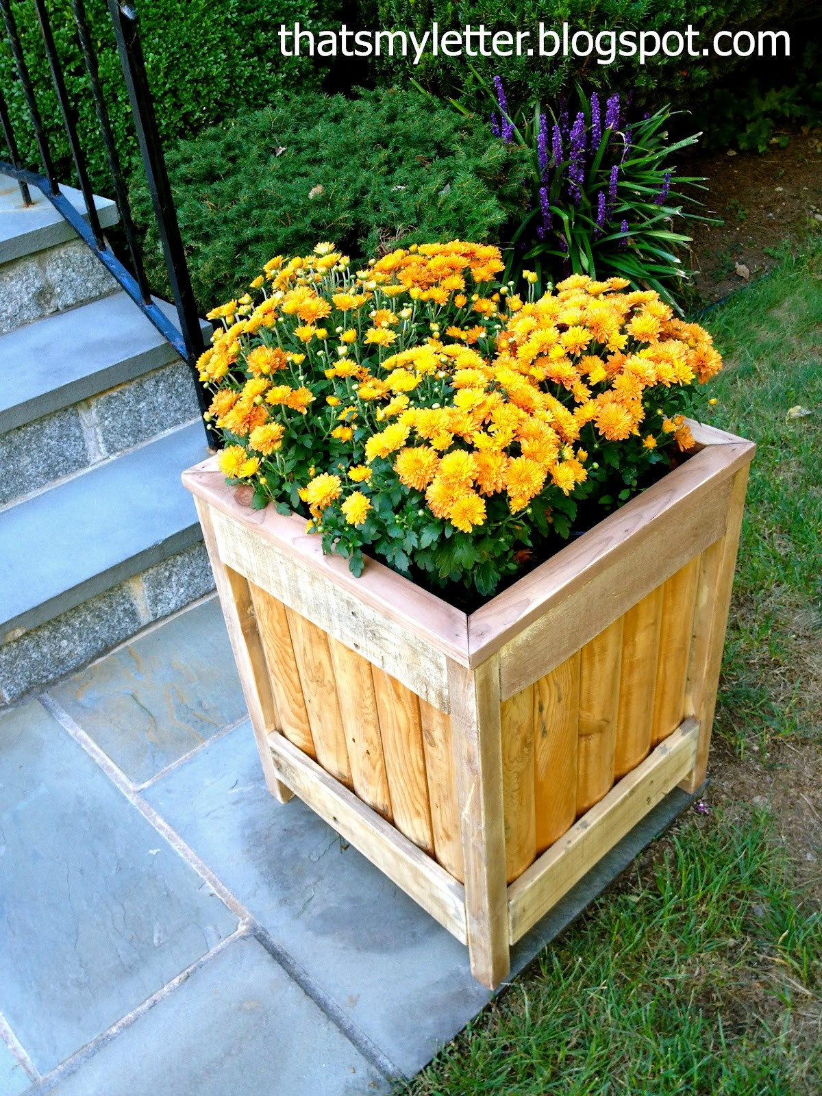 Best ideas about DIY Garden Planters
. Save or Pin That s My Letter DIY Outdoor Planter Now.