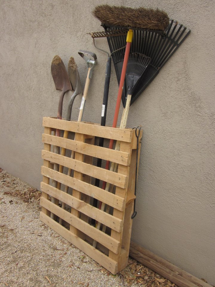 Best ideas about DIY Garden Tool Rack
. Save or Pin DIY Furniture Projects Made Whole Pallets Now.