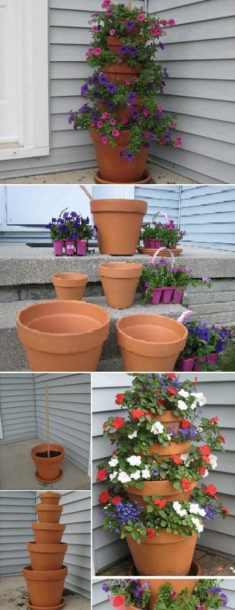 Best ideas about DIY Garden Tower
. Save or Pin Idee giardino fai da te low cost DIY garden ideas on a Now.