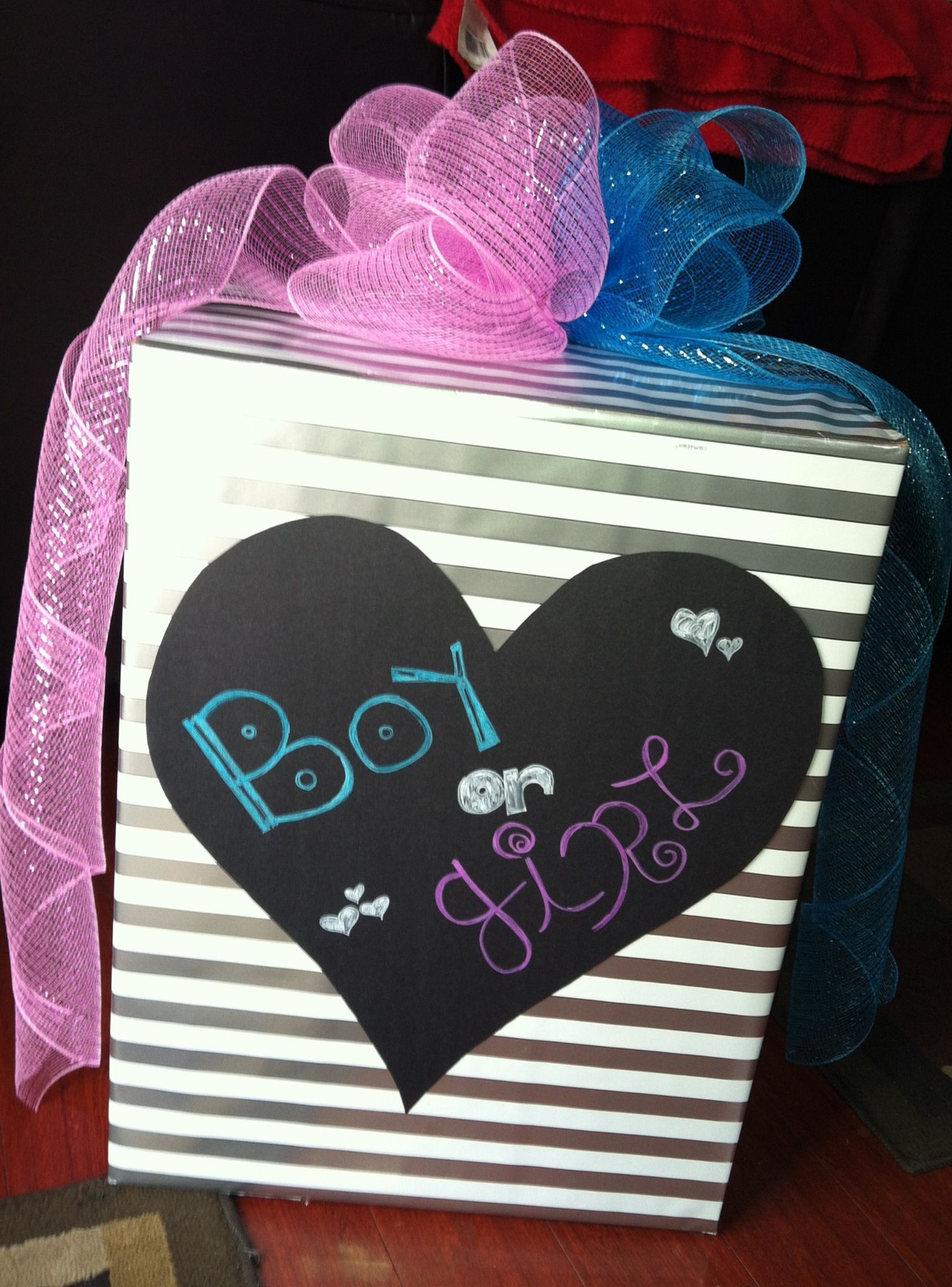 Best ideas about DIY Gender Reveal Box
. Save or Pin DIY gender reveal box DIY s & Crafts Now.