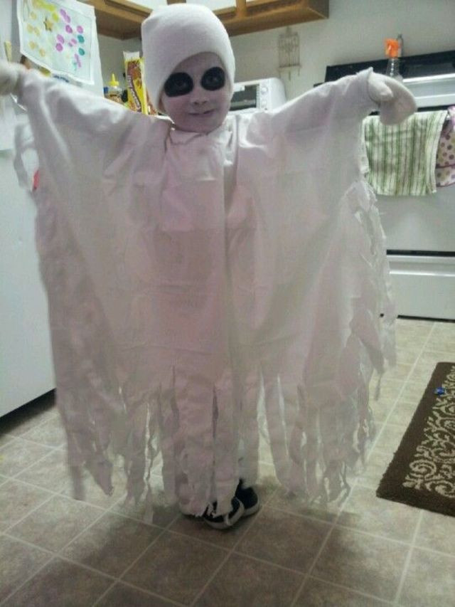 Best ideas about DIY Ghost Costume Toddler
. Save or Pin 11 ridiculously easy Halloween costumes using only a bedsheet Now.