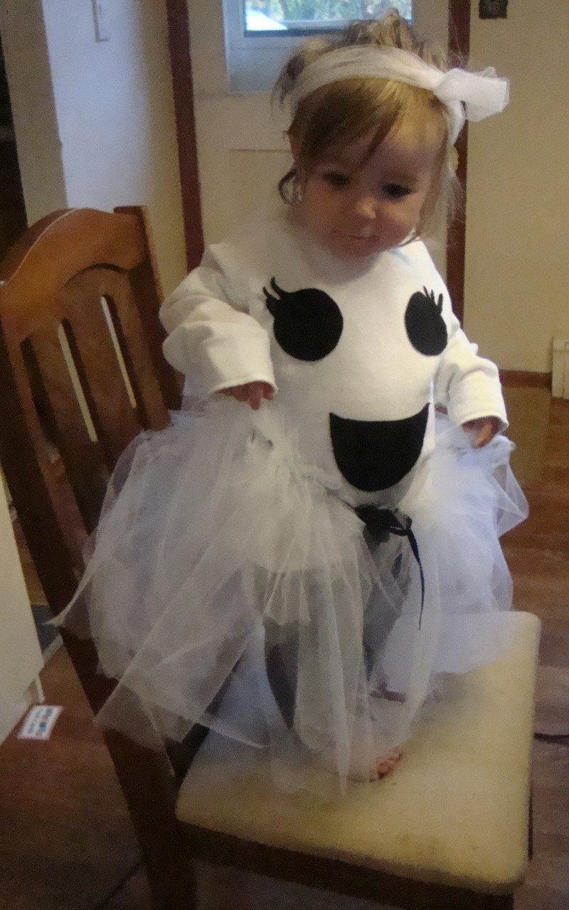 Best ideas about DIY Ghost Costume Toddler
. Save or Pin Make a Boo tiful DIY Ghost Costume and No Sew Tutu NY Now.