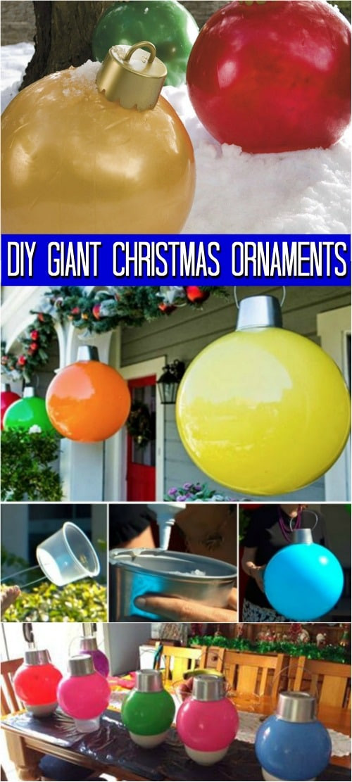 Best ideas about DIY Giant Christmas Ornaments
. Save or Pin How to Make Your Own Giant Christmas Ornaments DIY & Crafts Now.