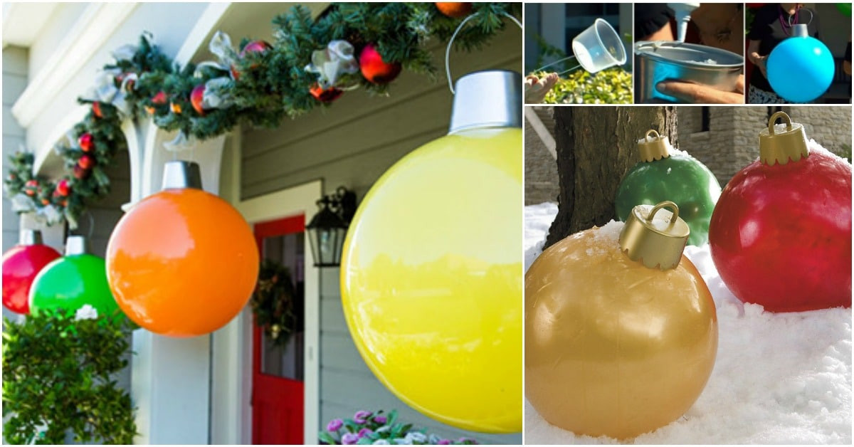 Best ideas about DIY Giant Outdoor Christmas Ornaments
. Save or Pin How to Make Your Own Giant Christmas Ornaments DIY & Crafts Now.