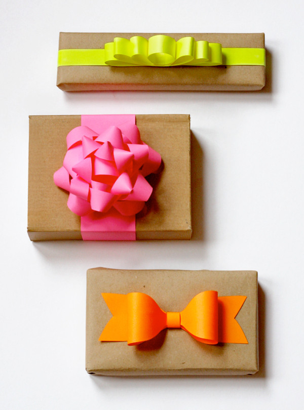 Best ideas about DIY Gift Bow
. Save or Pin DIY neon paper t bows Now.