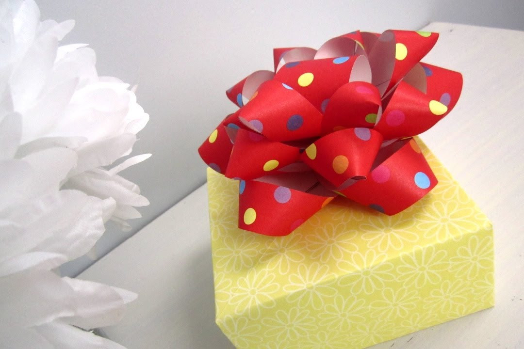 Best ideas about DIY Gift Bow
. Save or Pin DIY Christmas DIY Paper Gift Bow Now.
