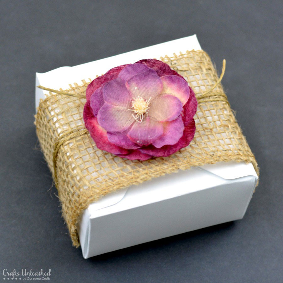 Best ideas about DIY Gift Box
. Save or Pin DIY Gift Boxes Embellished With Burlap & Flowers Now.