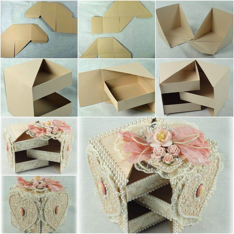 Best ideas about DIY Gift Box
. Save or Pin DIY Beautiful Gift Box with Hidden Drawers Now.