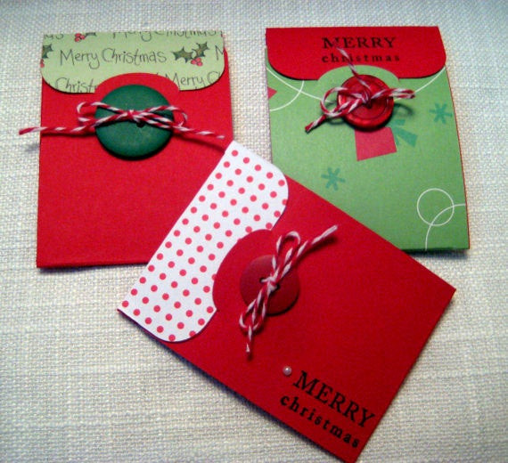 Best ideas about DIY Gift Card Holder
. Save or Pin Items similar to Handmade Christmas Gift Card Holders Now.