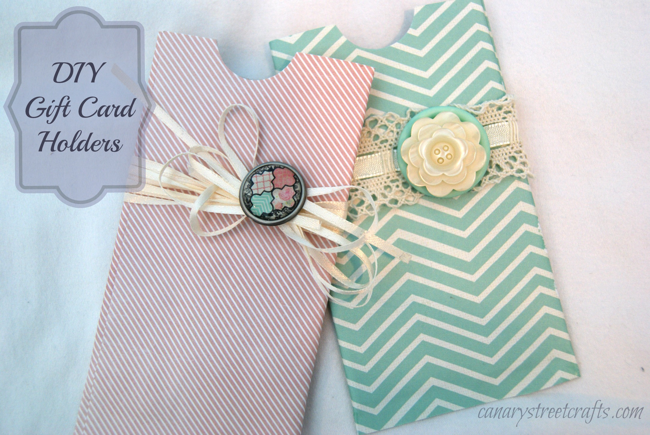 Best ideas about DIY Gift Card Holder
. Save or Pin DIY Gift Card Holder Canary Street Crafts Now.